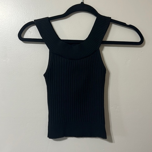 Ribbed Halter Top - Picture 1 of 5